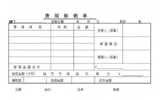 报销单，报销单填写规范样本